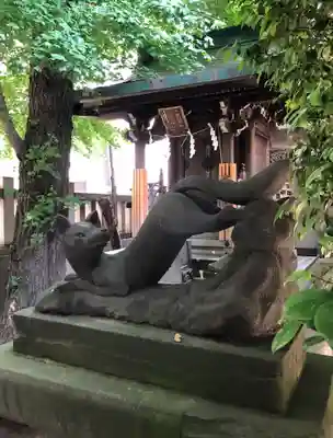 小野照崎神社の狛犬