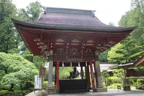 北口本宮冨士浅間神社の手水舎