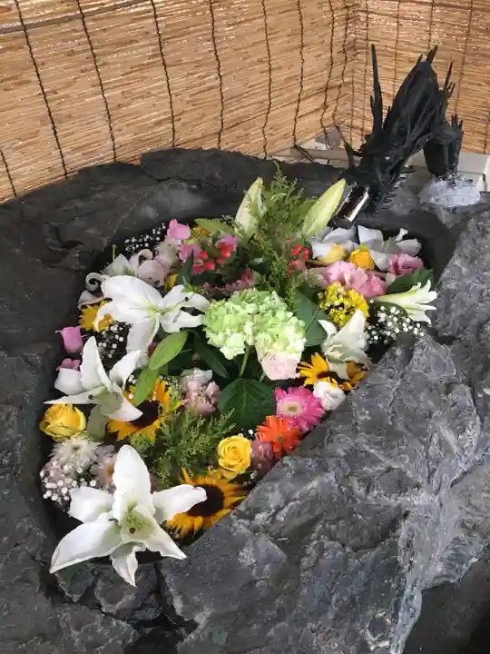 厚別神社の手水舎