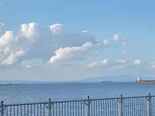 善知鳥神社の周辺