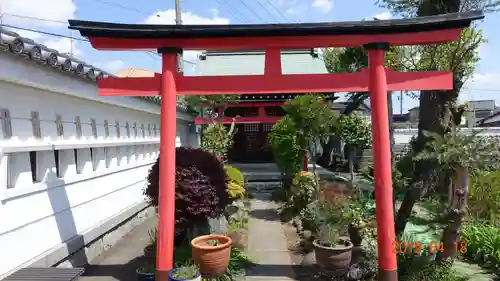 岩槻大師彌勒密寺の鳥居