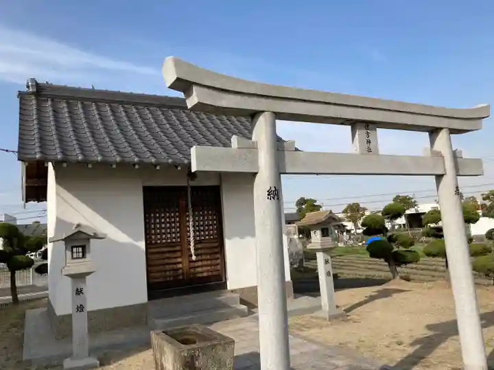 坂井住吉神社の手水舎