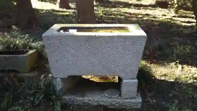 神明雷神社の手水舎
