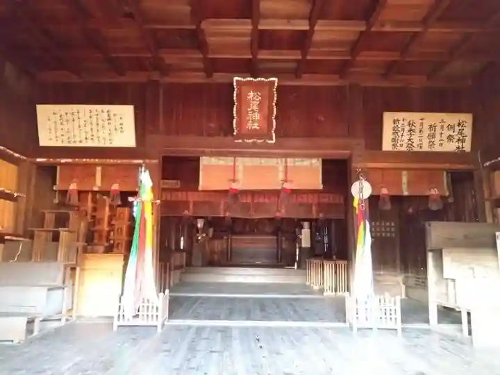 松尾神社の本殿・本堂