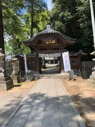 朝日森天満宮の山門・神門