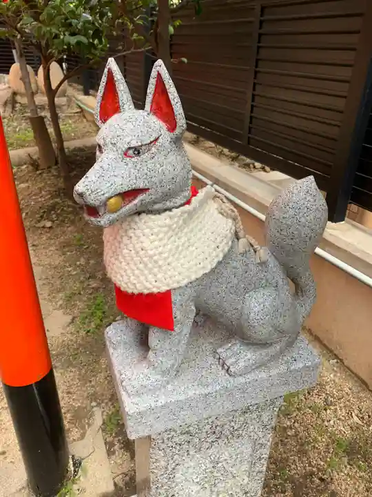 四宮神社の狛犬