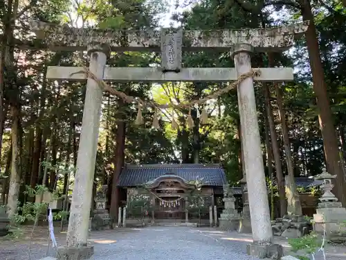 波田神社の鳥居