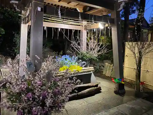 東海市熊野神社の手水舎