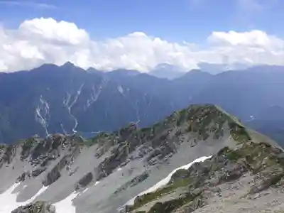 雄山神社峰本社の景色