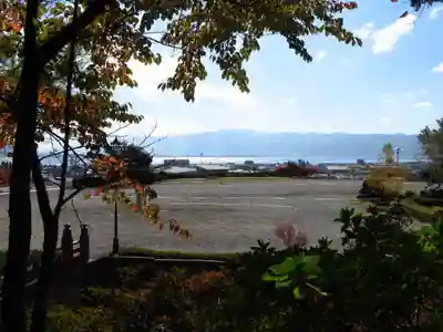 諏訪大社下社秋宮の周辺