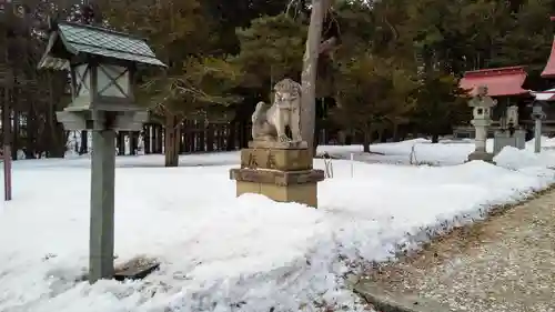 網走神社の狛犬