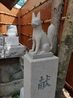 代沢稲荷の狛犬