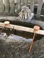 羊神社の手水