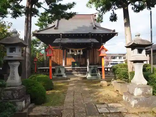 北草加氷川神社の山門・神門