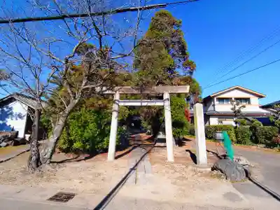 神明神社(下中町城屋敷)の鳥居