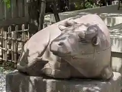 牛天神北野神社の狛犬