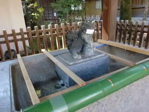 井草八幡宮の手水舎