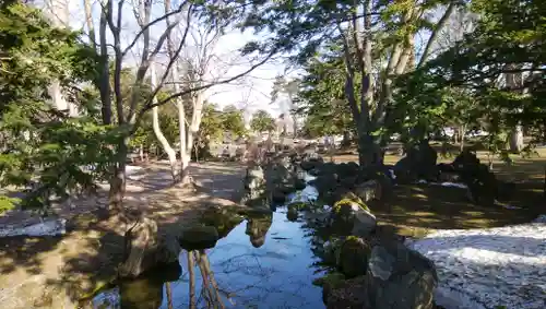 北海道護國神社の庭園