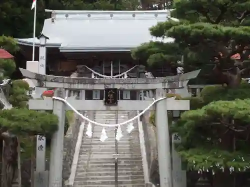 山田八幡宮の鳥居