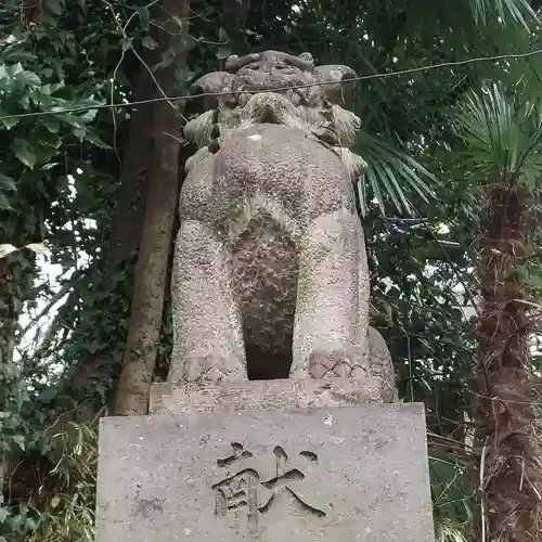 代々木八幡宮の狛犬