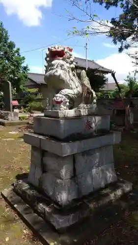 阿部神社の狛犬