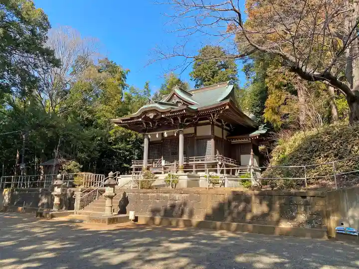 西八朔杉山神社の本殿・本堂