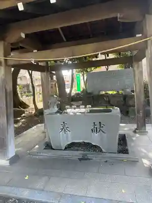 片山八幡神社の手水舎