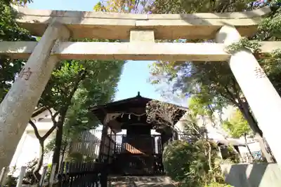 白山神社の鳥居