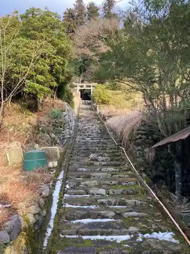 明見神社の鳥居