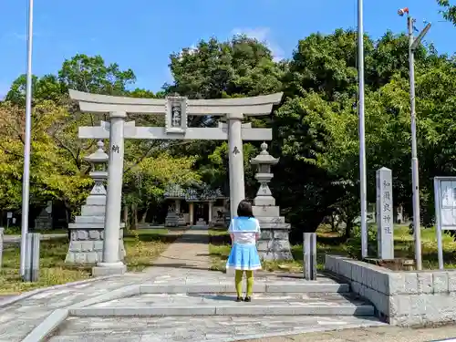 和爾良神社の鳥居