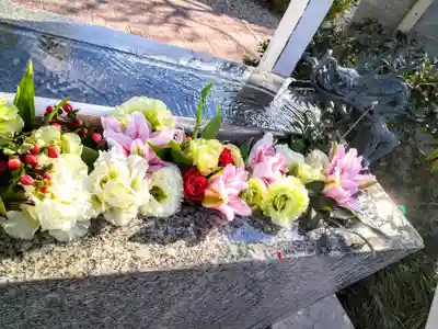 諏訪神社の手水舎