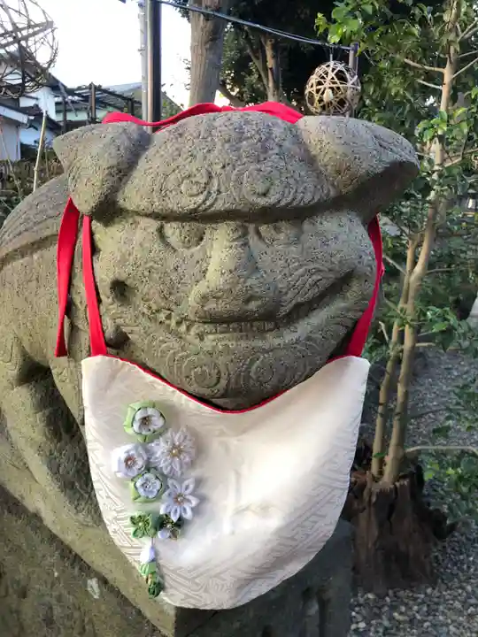 菊田神社の狛犬