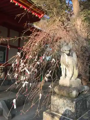 正一位 若草稲荷神社の狛犬