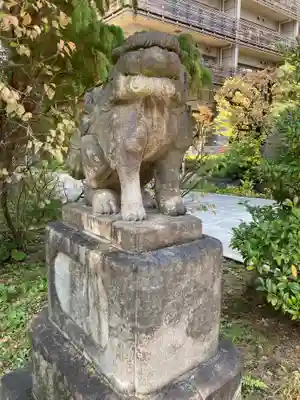 成子天神社の狛犬