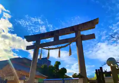 難波大社 生國魂神社の鳥居