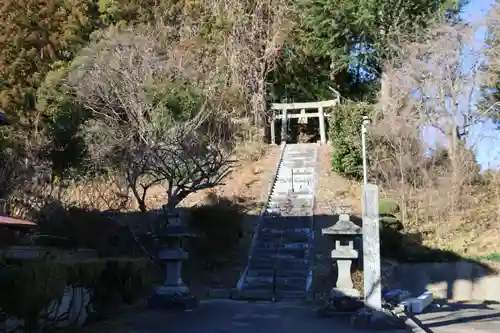 油井神社の景色