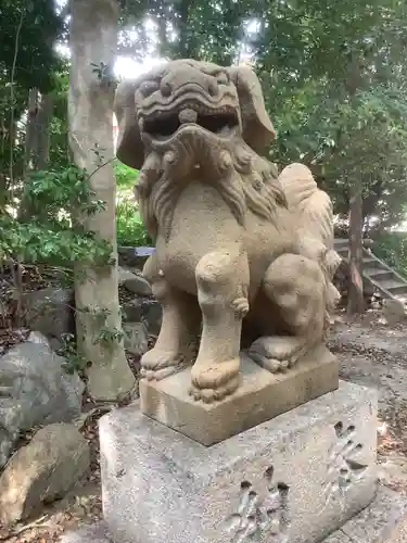 神明社（西堀江神明社）の狛犬