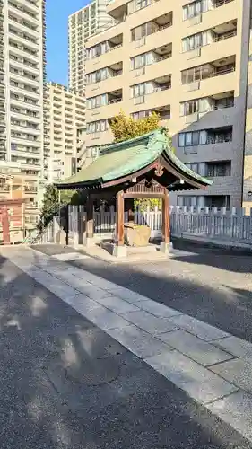 白金氷川神社の手水