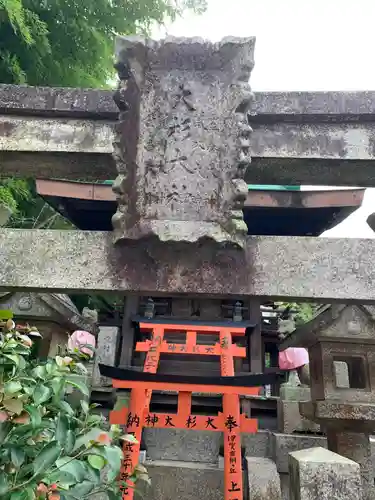 明竹稲荷宮　腰神不動神社の末社