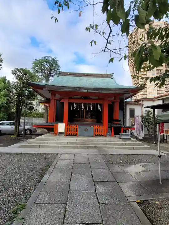 麻布氷川神社の本殿・本堂