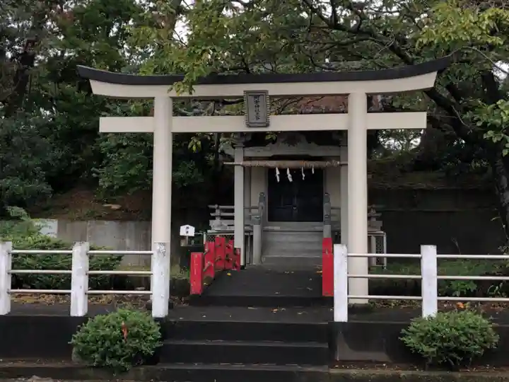 阿字神社の鳥居