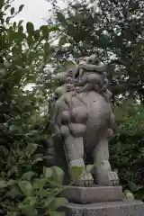 鎮守氷川神社の狛犬