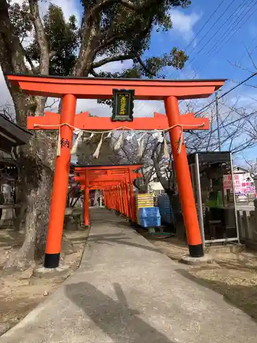 粟津天満神社の鳥居