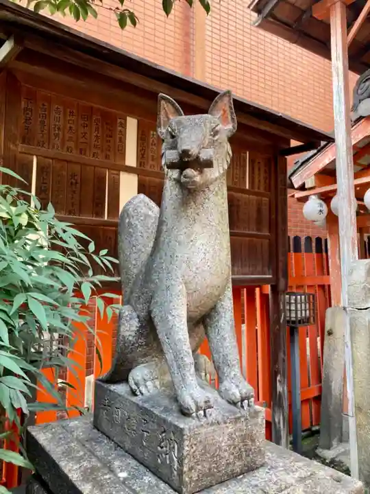 岬神社(土佐稲荷神社)の狛犬