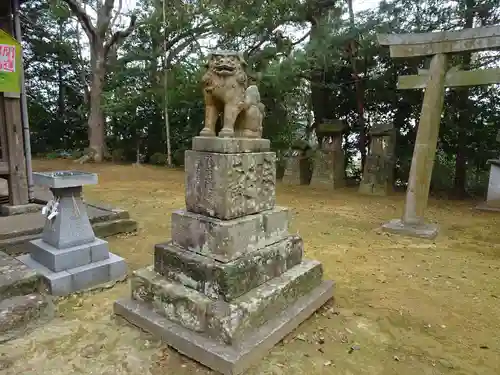 月瀬八幡宮の狛犬