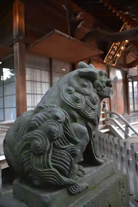 小野照崎神社の狛犬