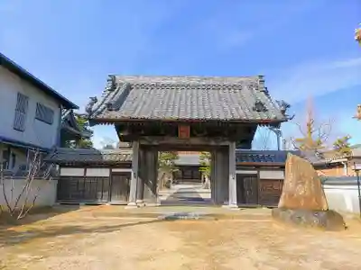 西岸寺の山門・神門