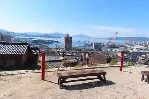 照日神社の景色