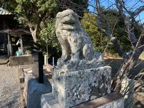 國司神社の狛犬