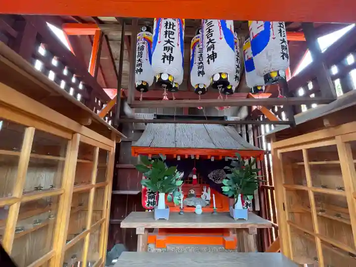 稲荷神社(川辺)の{uncategorized: "未分類", other: "その他", undefined: "問題あり", building: "その他建物", grave: "お墓", sacred_gate: "鳥居", guardian: "狛犬", statue: "像", buddha: "仏像", history: "歴史", nature: "自然", garden: "庭園", animal: "動物", pagoda: "塔", temizu: "手水舎", mountain_gate: "山門・神門", sanctuary: "本殿・本堂", subordinate: "末社・摂社", art: "芸術", scenery: "景色", jizo: "地蔵", ema: "絵馬", goshuin: "御朱印", omikuji: "おみくじ", items: "授与品その他", amulet: "お守り", goshuincho: "御朱印帳", eats: "食事", festival: "お祭り", votive_dance: "神楽", shichigosan: "七五三参", wedding: "結婚式", experience: "体験その他", initially: "初詣", around: "周辺", anti_infection: "感染症対策"}